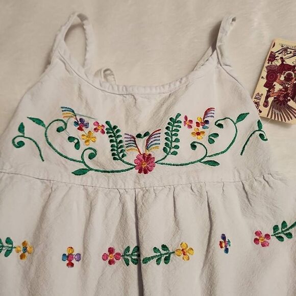 Eloy NWT Girls Embroidered Sundress Size 4 Small - Picture 3 of 9